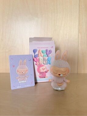 Pop Mart Labubu THE MONSTERS Lazy Yoga Series Figures, Sleeping